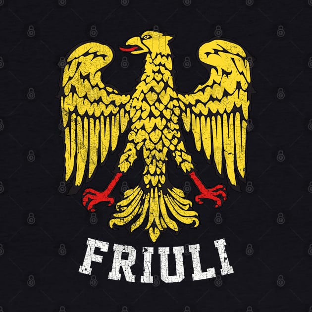 Friuli Venezia Giulia / Coat of Arms / Vintage Style by DankFutura